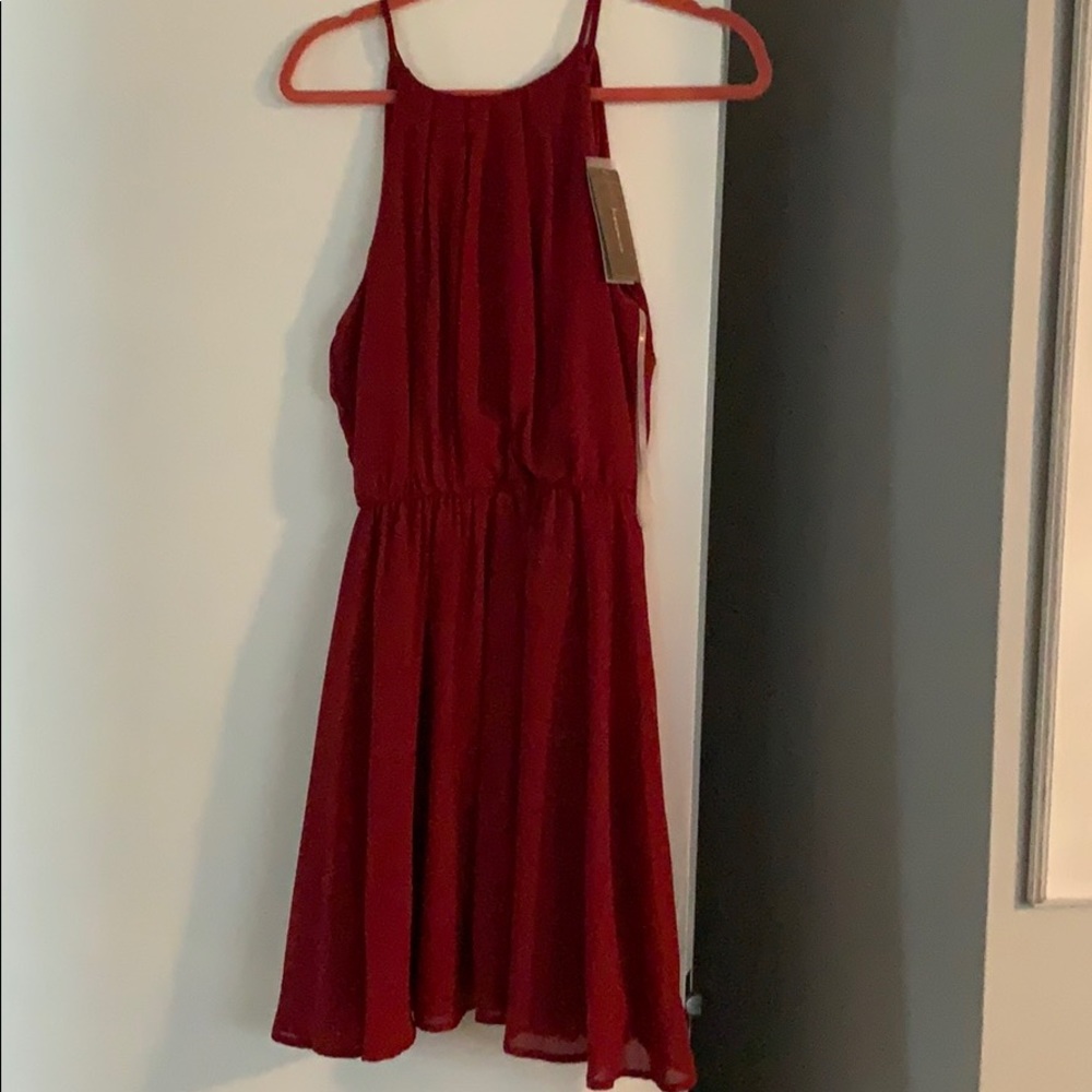 Red dress